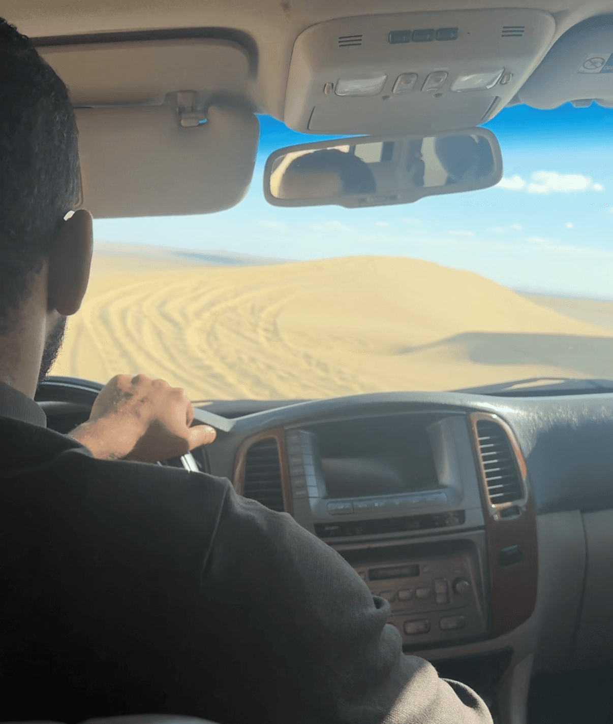 4x4 off-road adventure through sand dunes in Fayoum desert safari