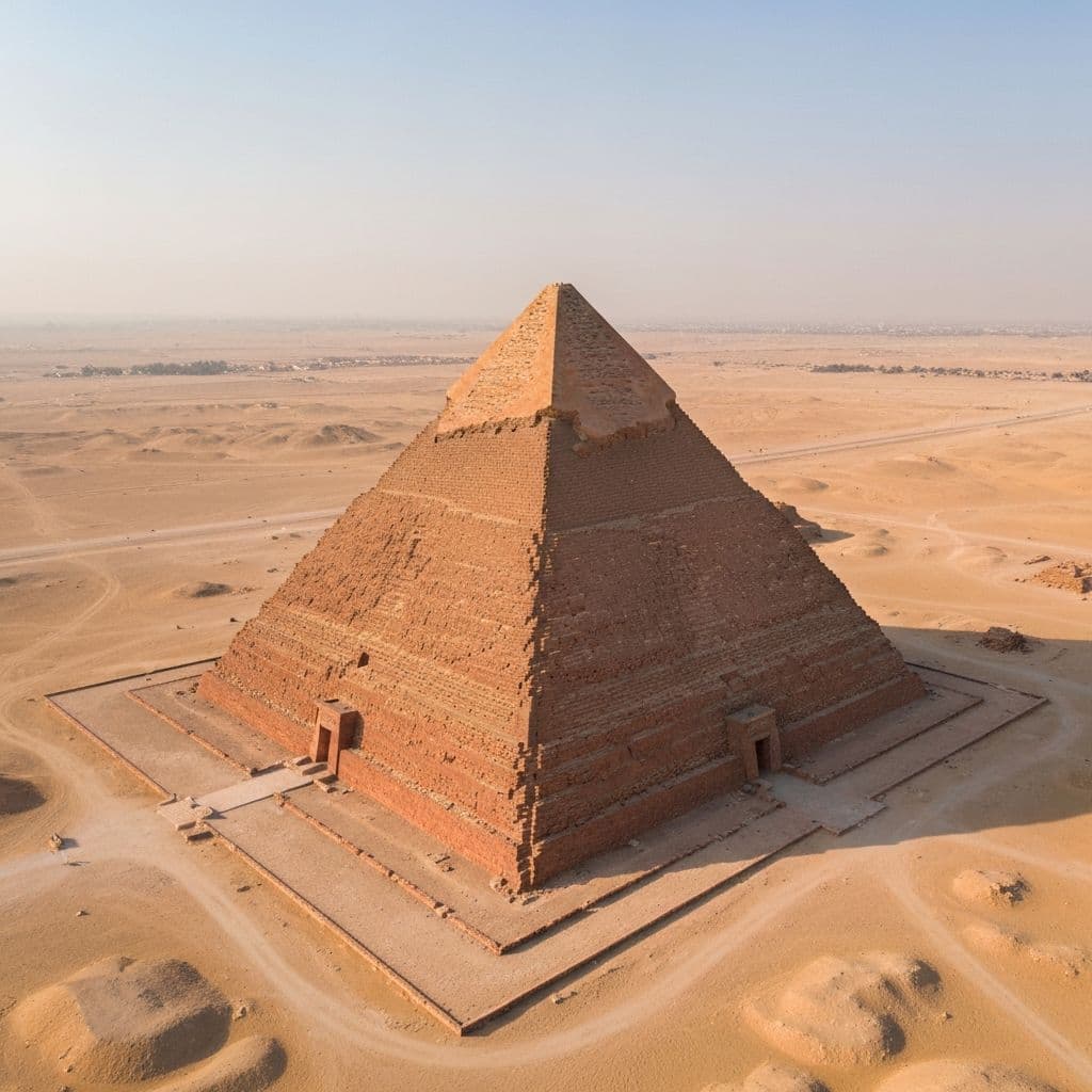 The Red Pyramid at Dahshur - Egypt's First Successful True Pyramid