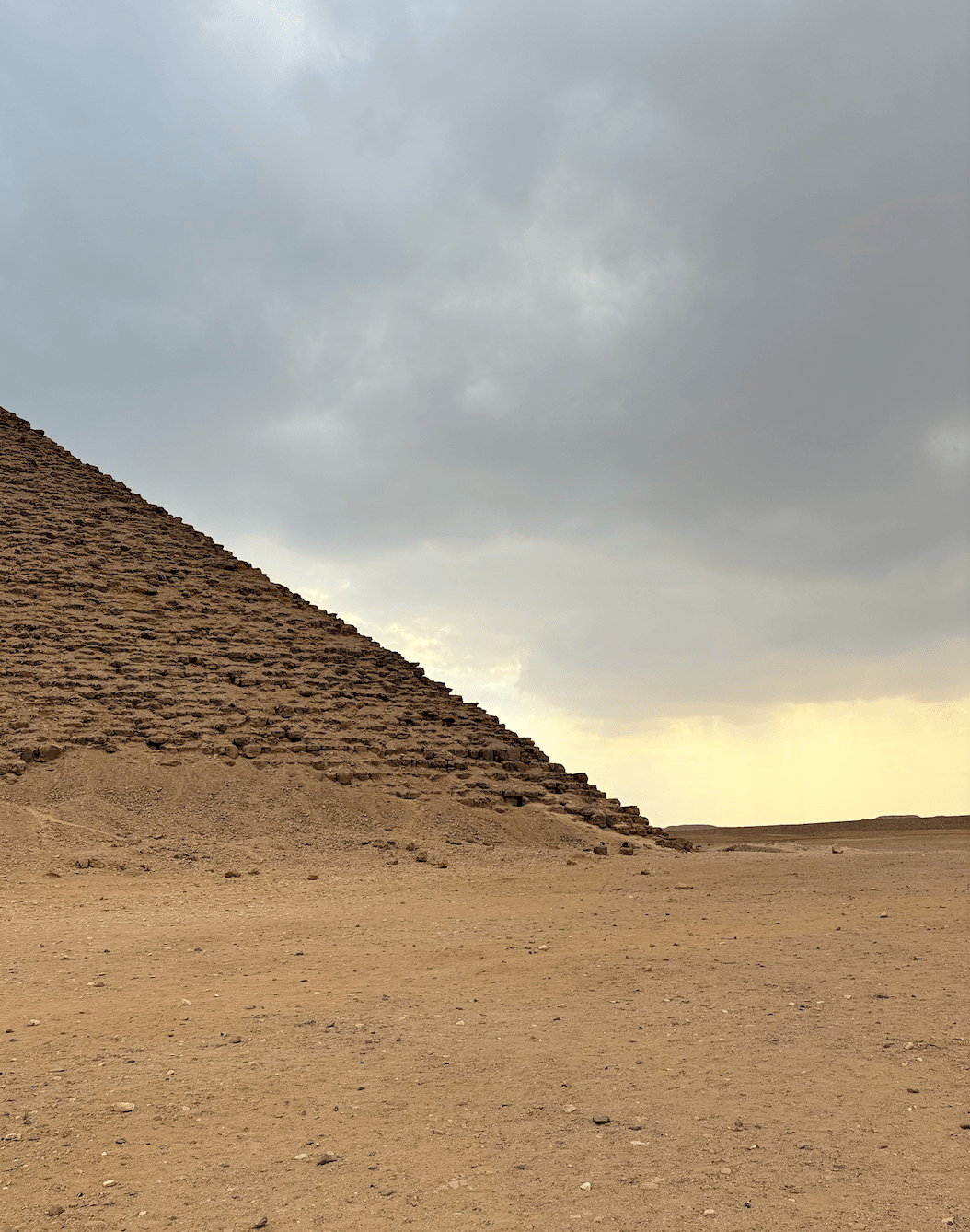 Red Pyramid at Dahshur Egypt first true smooth-sided pyramid